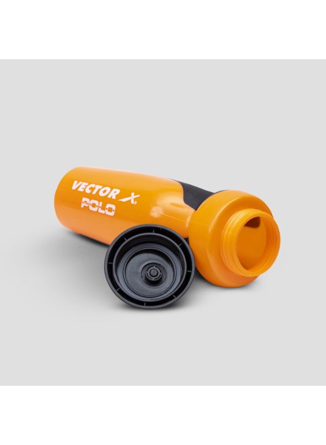 Vector X زجاجة مياه بولو من VECTOR X للجيم، التمارين، الجري، زجاجة مانعة للتسرب - 500 مل - برتقالي - Image 2